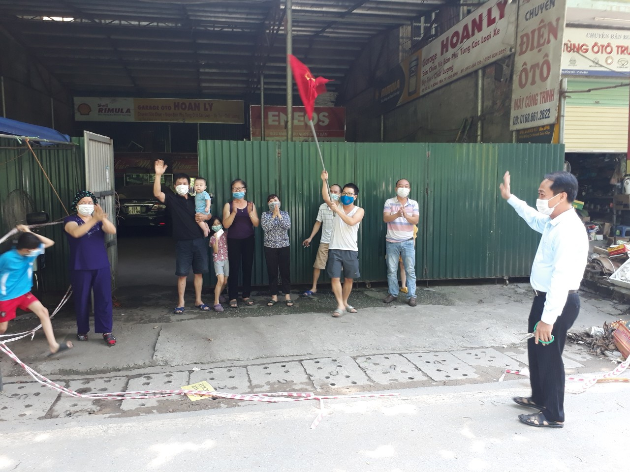 Dừng cách ly y tế tại khu dân cư tổ 15, phường Đồng Tiến